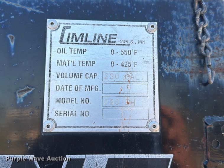 image for item FP3036 2009 CimLine 230DH pothole patcher