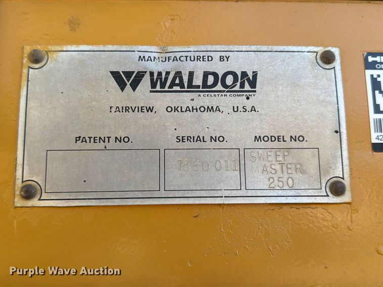 image for item FP3039 Waldon Sweep Master 250 broom