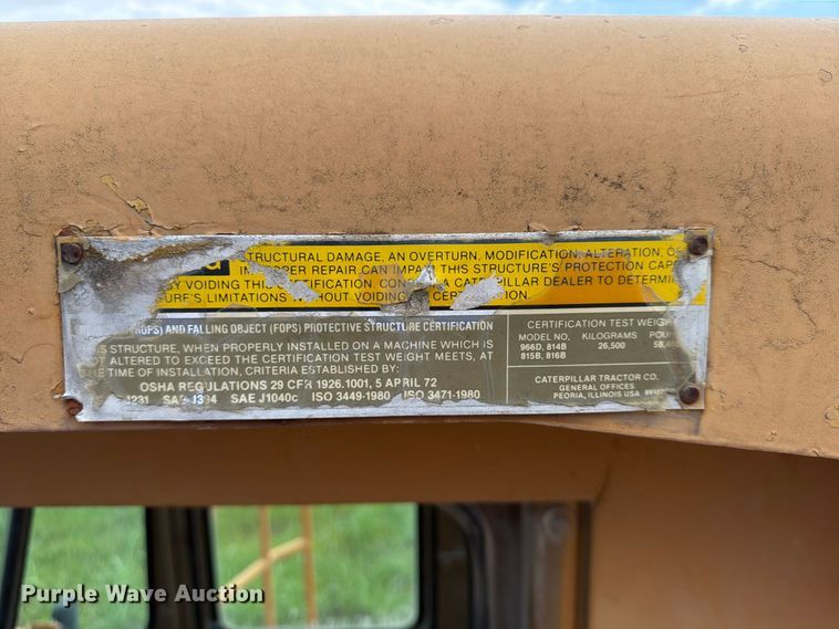 image for item FP4037 Caterpillar 966D wheel loader