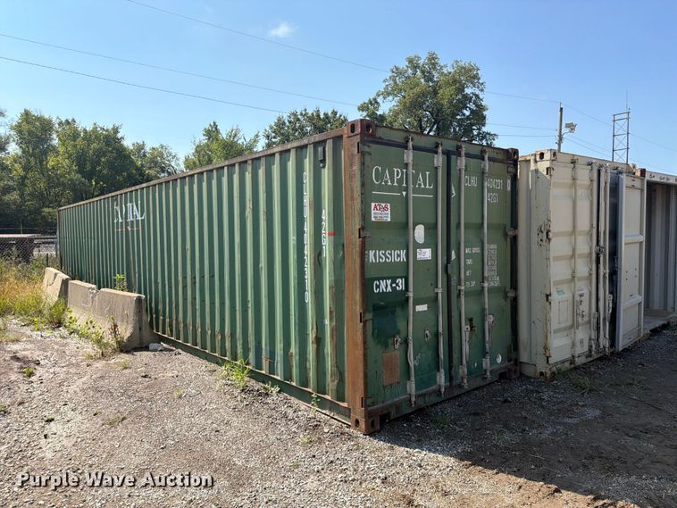 Connex storage container of Euclid parts
