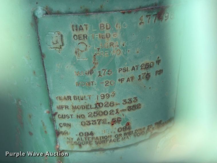 image for item FT6161 Sullair 125Q air compressor