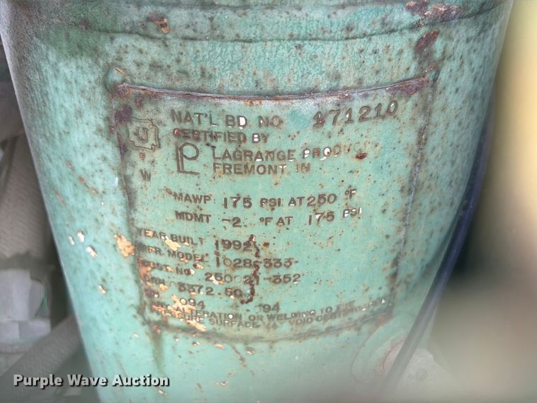 image for item FT6165 Sullair 125 DPQ KUB air compressor
