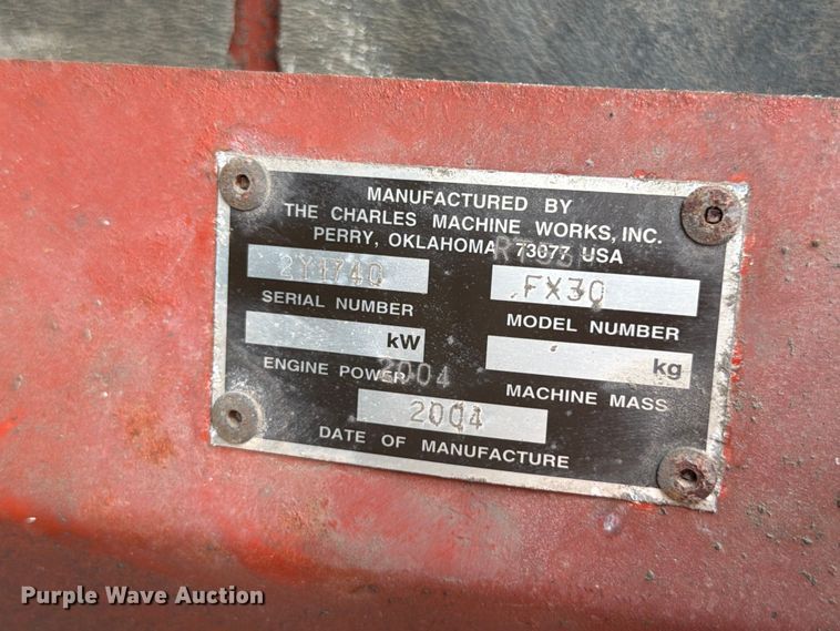 image for item FT6167 Ditch Witch FX30 vacuum excavator