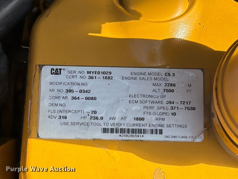 image for item FT6183 2013 Caterpillar 336EL excavator