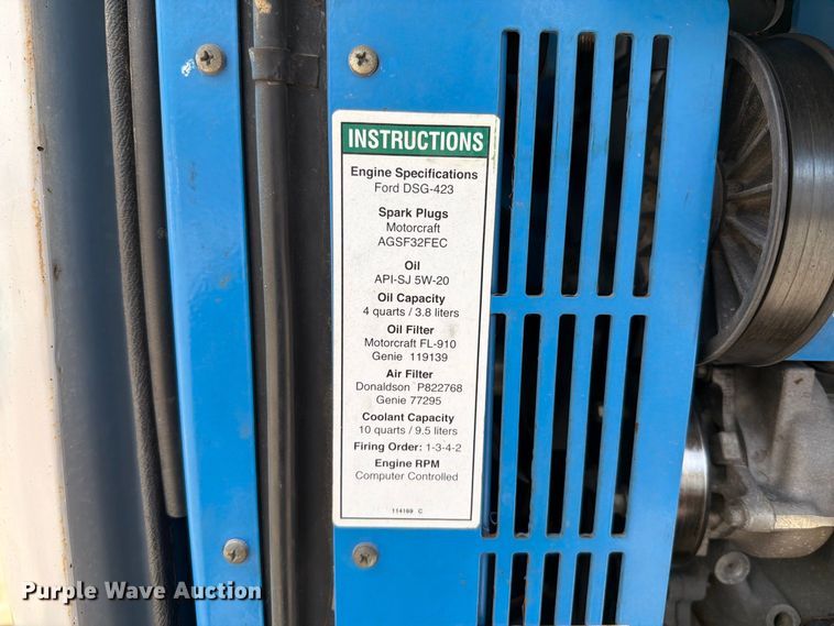 image for item FT6189 2012 Genie Z-45/25J boom lift