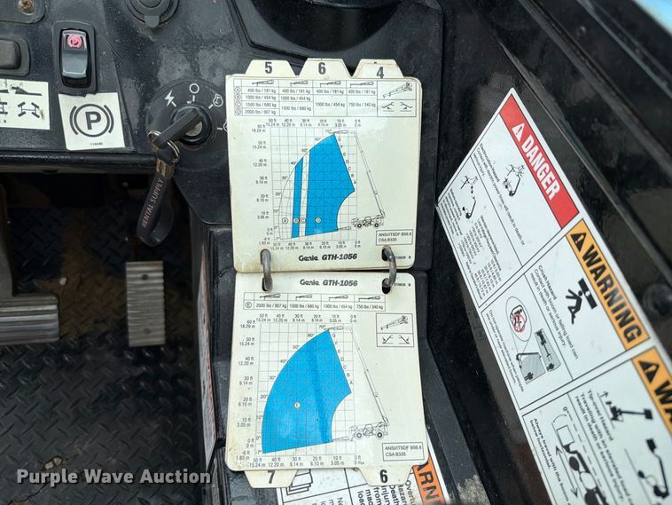 image for item FT6192 2015 Genie GTH1056 telehandler