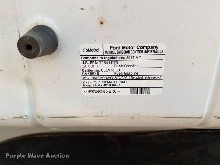 image for item FT6676 2017 Ford F150 Crew Cab pickup truck