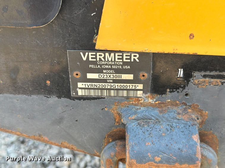 image for item FT6680 Vermeer D23x30 Navigator Series III directional boring unit