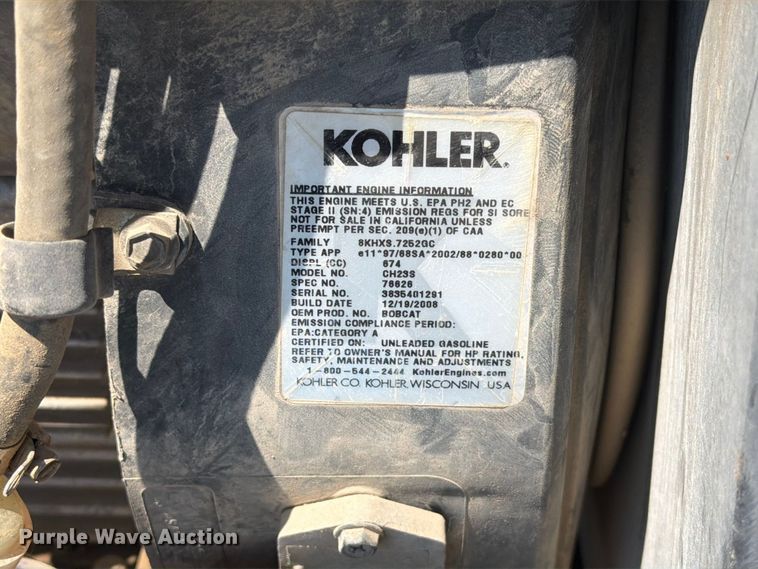image for item FT6688 Miller Bobcat 250 welder/generator