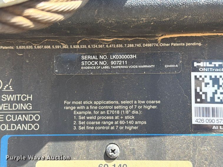 image for item FT6688 Miller Bobcat 250 welder/generator