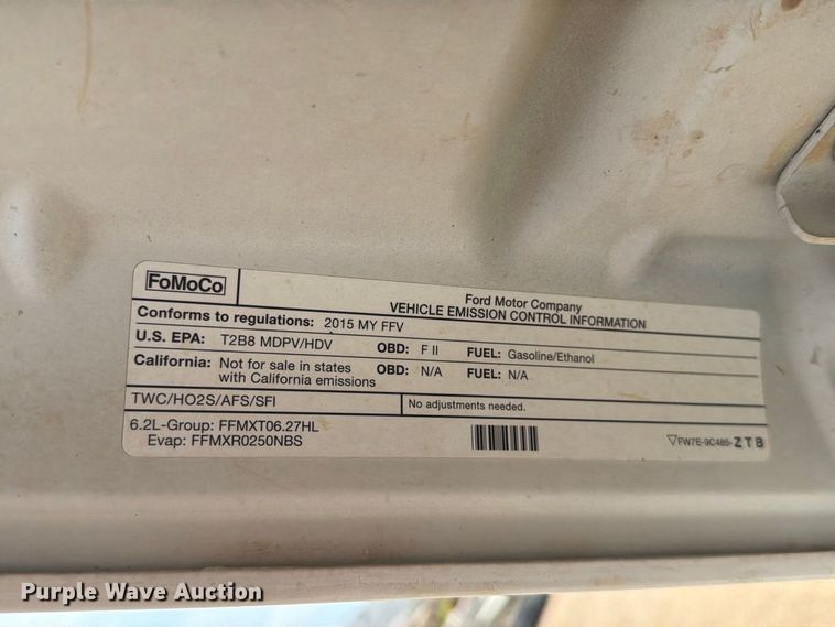 image for item FT6691 2015 Ford F250 Super Duty Crew Cab flatbed pickup truck
