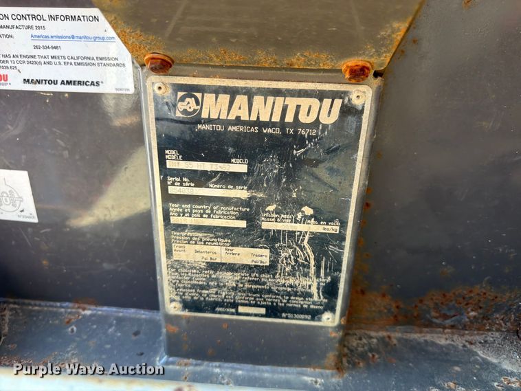 image for item FU4615 2015 MANITOU TMT 55 forklift