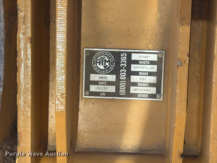 image for item FU4638 2002 Caterpillar 308C mini excavator