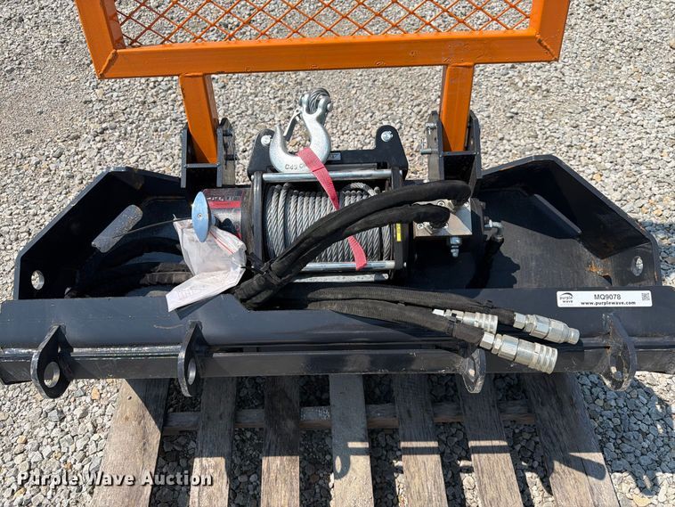 image for item MQ9078 2026 Arteer SS-15000G skid steer hydraulic winch