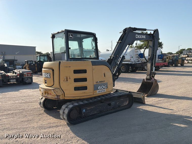 image for item MZ9893 2013 John Deere 60G mini excavator