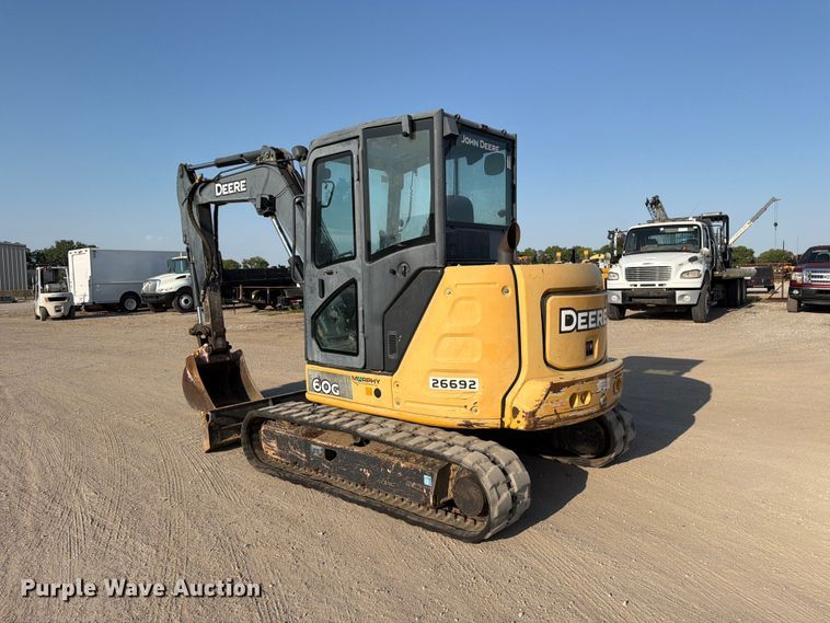 image for item MZ9893 2013 John Deere 60G mini excavator