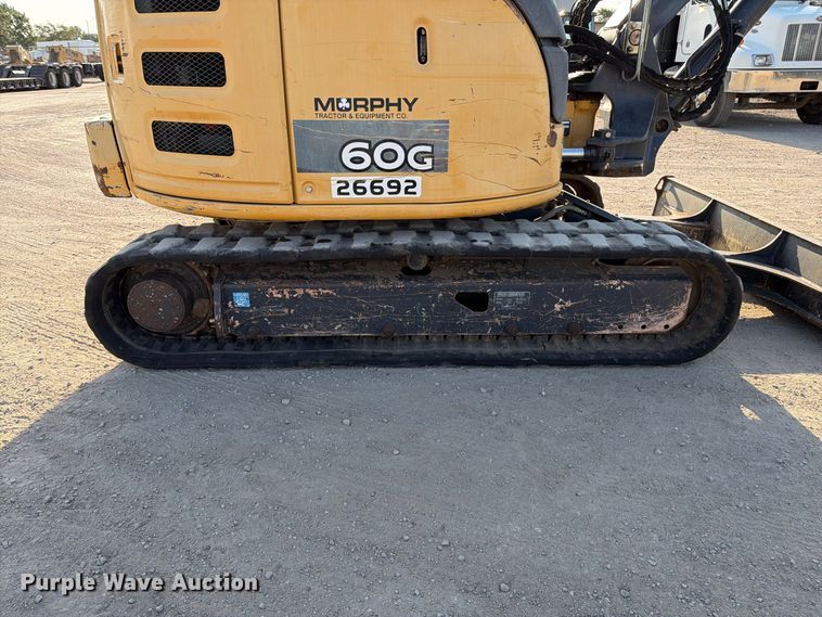 image for item MZ9893 2013 John Deere 60G mini excavator
