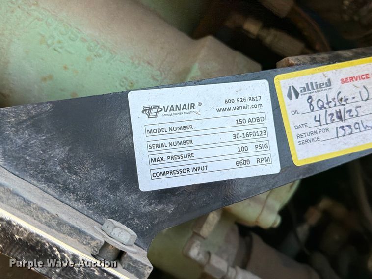 image for item MZ9906 Vermeer VSK100XT-500AIR hydrovac bed