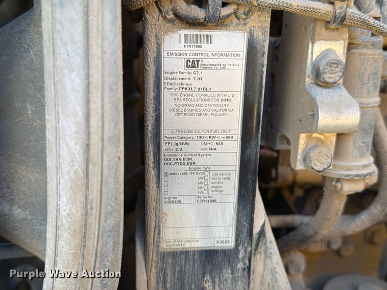 image for item MZ9981 2014 Caterpillar 950K wheel loader