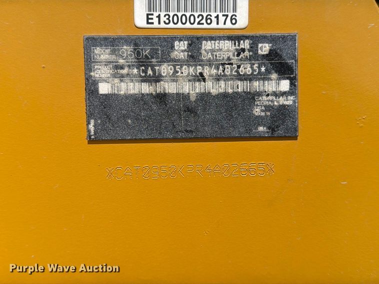 image for item MZ9981 2014 Caterpillar 950K wheel loader
