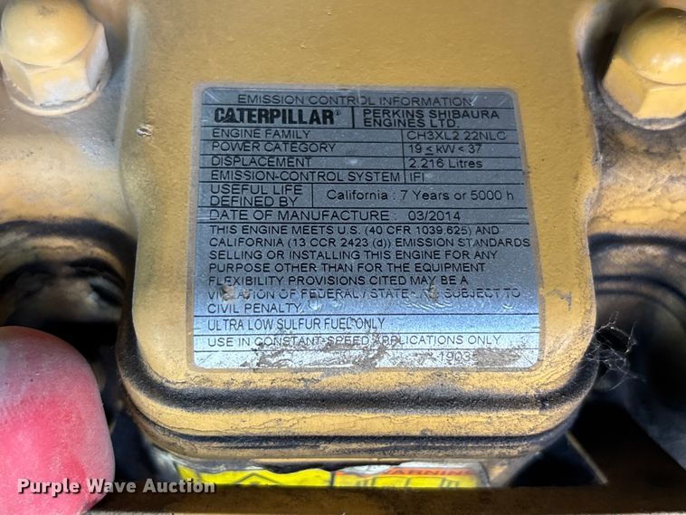 image for item NM9946 2014 Caterpillar XQ20-4 generator