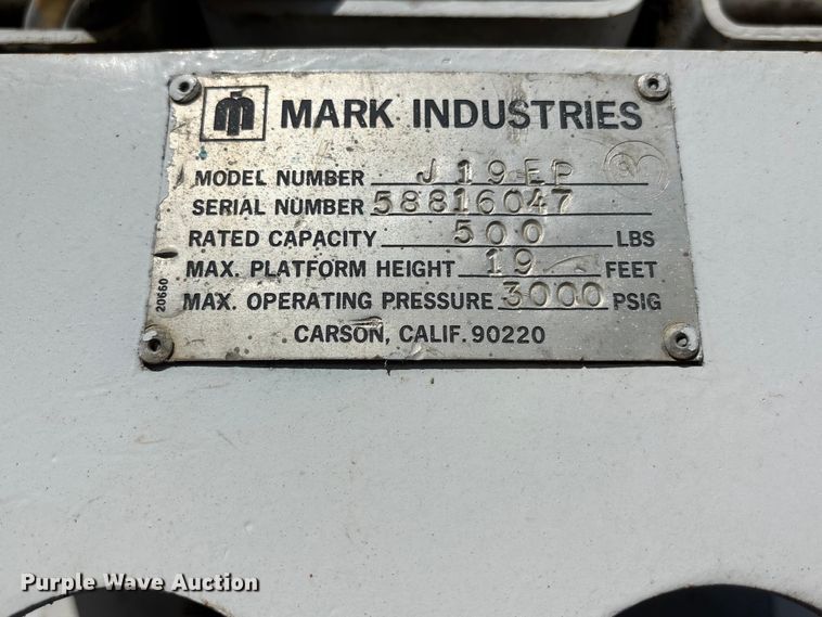 image for item NM9952 Marklift J19EP scissor lift