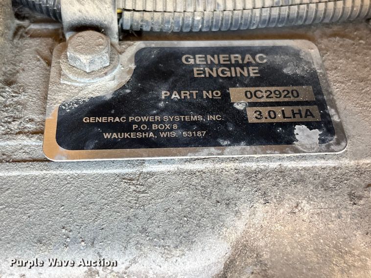 image for item NM9958 2002 Generac 2823260100 generator