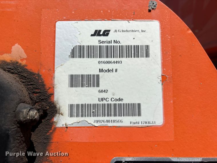 image for item NM9960 2015 JLG 6042 telehandler