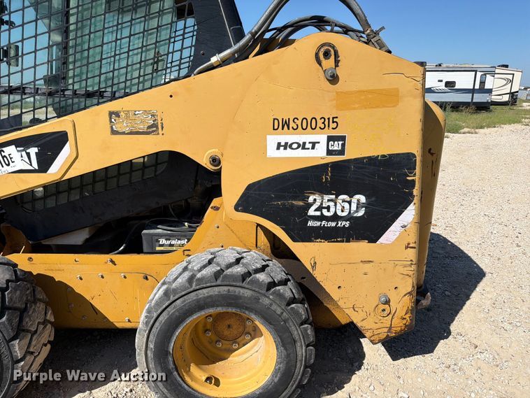 image for item YA3542 2007 Caterpillar 256C skid steer loader