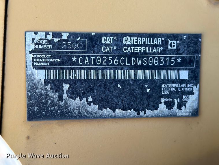 image for item YA3542 2007 Caterpillar 256C skid steer loader