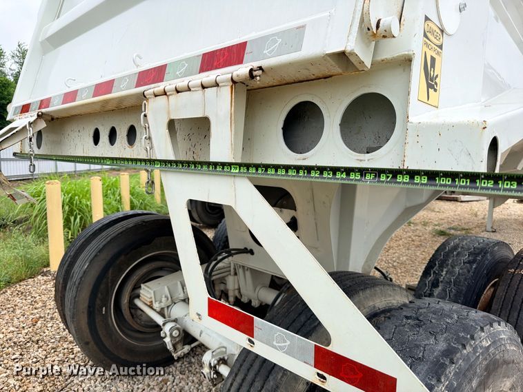 image for item YA4186 2025 Armor Lite ALD-38 end dump trailer