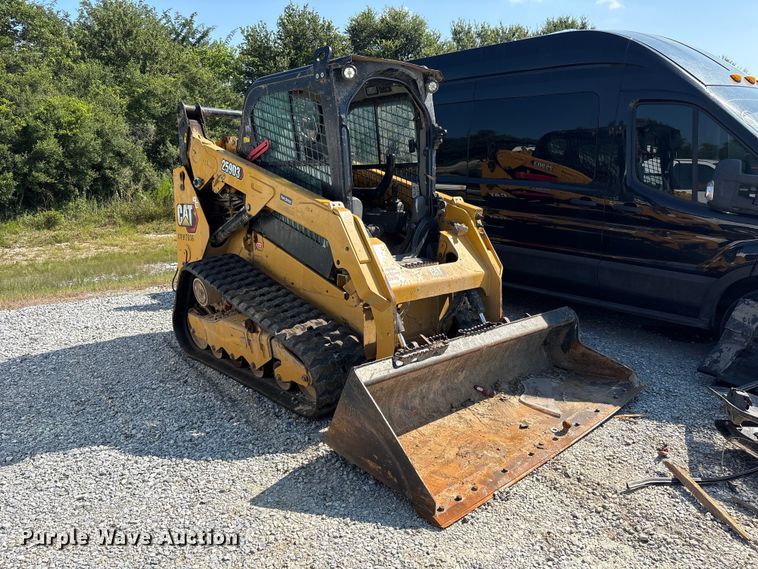 image for item YA4350 2022 Caterpillar 259D3 tracked skid steer loader
