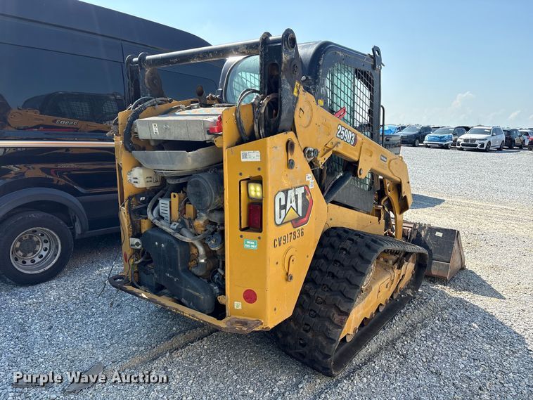 image for item YA4350 2022 Caterpillar 259D3 tracked skid steer loader