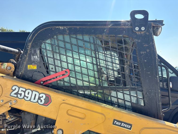 image for item YA4350 2022 Caterpillar 259D3 tracked skid steer loader