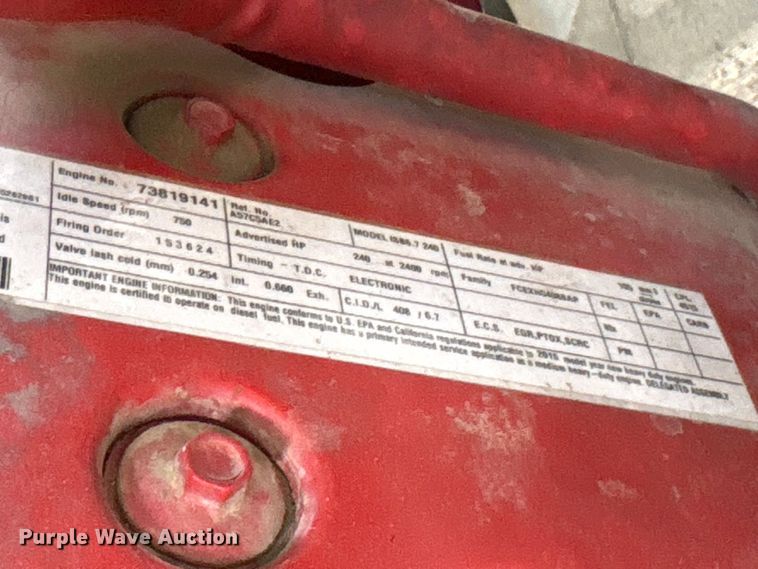 image for item YA4444 2015 Ford F750 forestry bucket truck