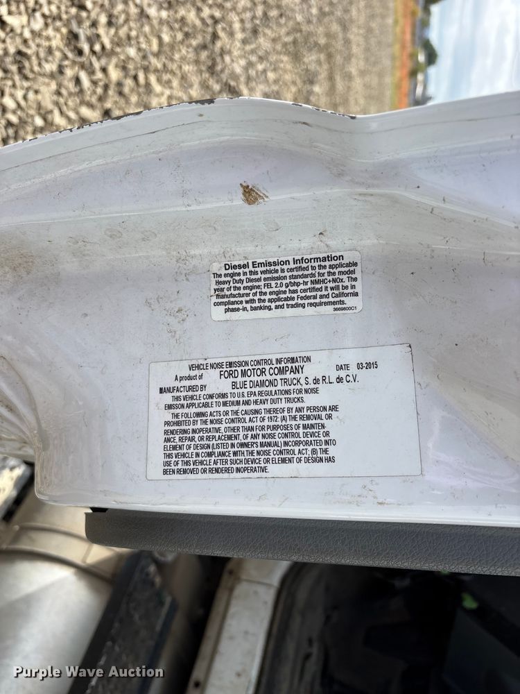 image for item YA4444 2015 Ford F750 forestry bucket truck