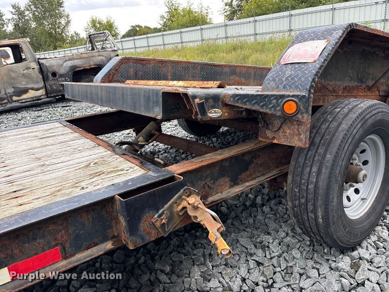 image for item YA4469 2018 Load Trail tilt deck equipment trailer