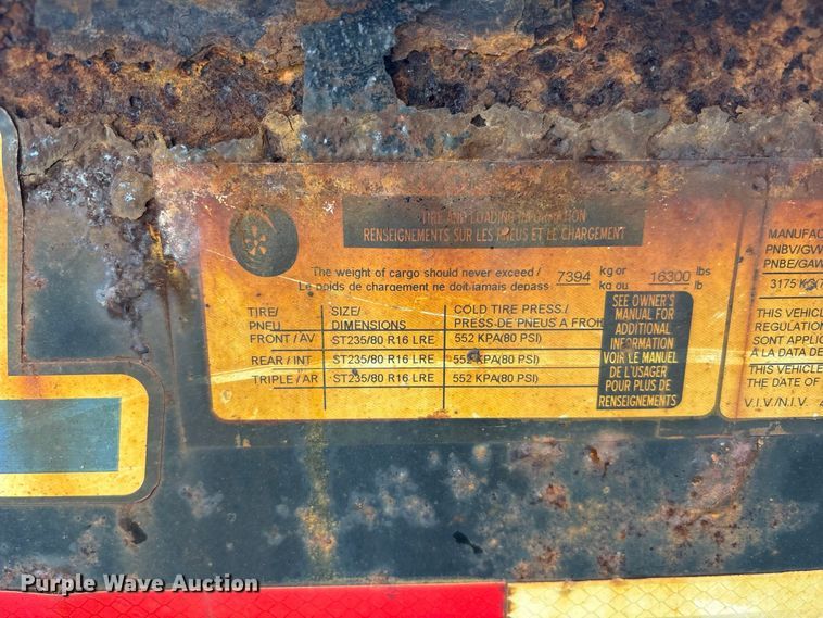 image for item YA4469 2018 Load Trail tilt deck equipment trailer