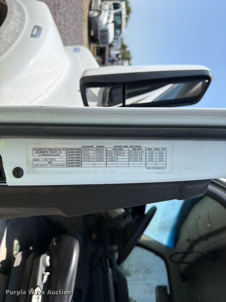 image for item YA4512 2023 Kenworth T880 dump truck 