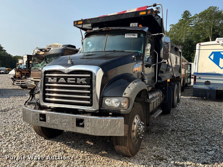 image for item YA4591 2018 Mack GU713 dump truck