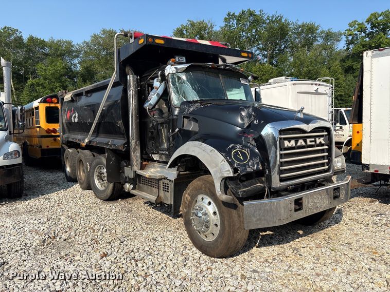 image for item YA4591 2018 Mack GU713 dump truck