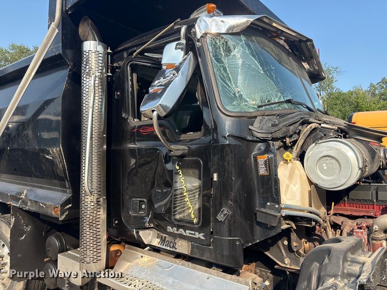 image for item YA4591 2018 Mack GU713 dump truck