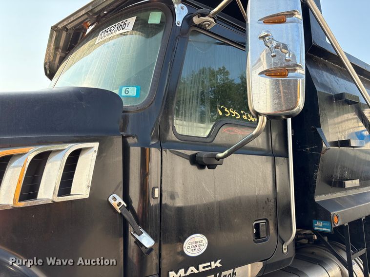 image for item YA4591 2018 Mack GU713 dump truck