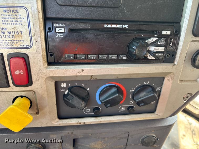 image for item YA4591 2018 Mack GU713 dump truck