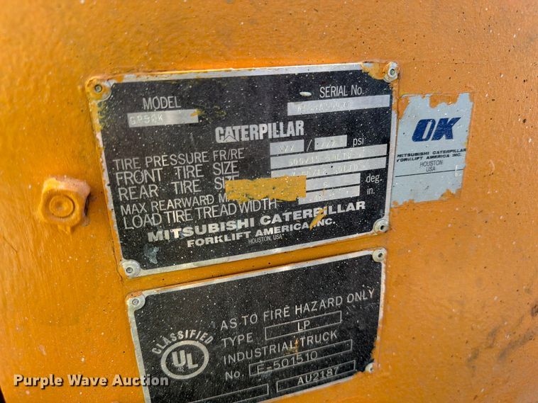 image for item YA4639 Caterpillar GP50K forklift