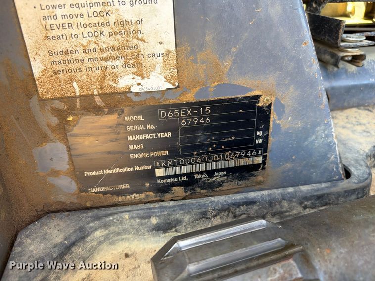 image for item YA4706 2006 Komatsu D65EX-15 dozer