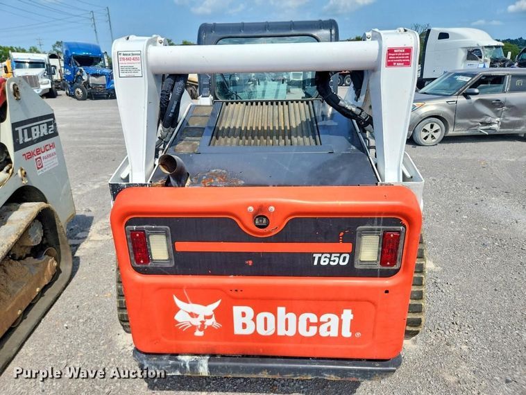 image for item YA4725 2019 Bobcat T650 tracked skid steer loader