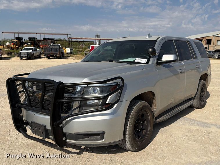 2016 Chevrolet Tahoe Police SUV