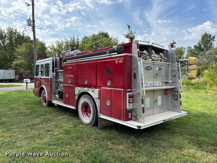 image for item EO4491 1996 E-One Emergency pumper fire truck