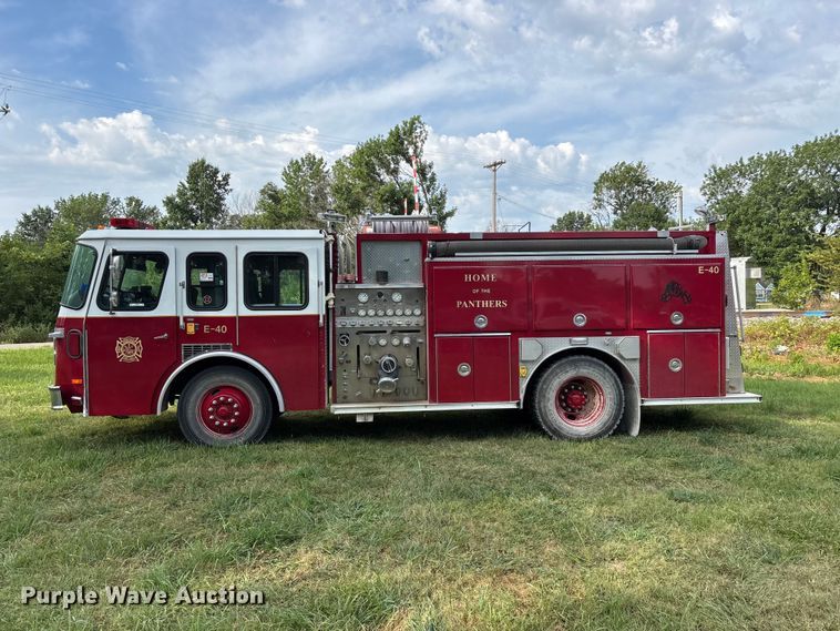 image for item EO4491 1996 E-One Emergency pumper fire truck